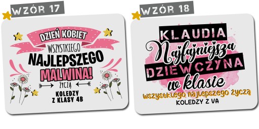DARČEK KU DŇU ŽIEN PODLOŽKA POD MYŠ + DIEVČATSKÉ MENO