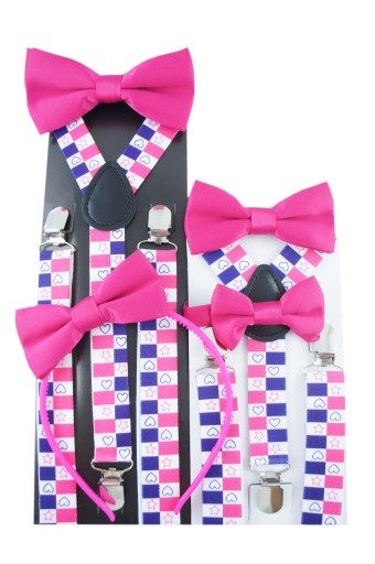 Elegantná polomatná čelenka FUCHSIA PINK