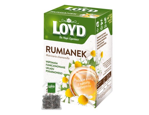 Harmančekový bylinkový čaj z poľských byliniek 20 vrecúšok Harmančekový košík LOYD