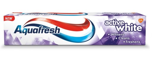 Zubná pasta Aquafresh Active White 125 ml DÁTUM EXSPIRÁCIE 09/2024