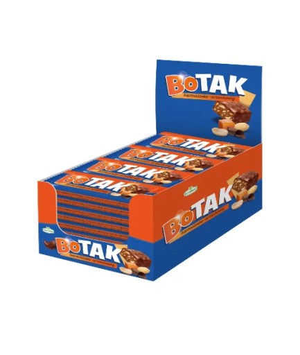 KARAMELOVO-ORECHOVÁ TYČINKA V MLIEČNEJ ČOKOLÁDE BOTAK 40g