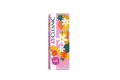CLEANIC Mäkké hygienické vložky 20 ks