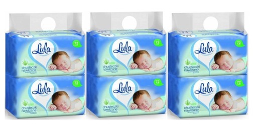 Lula vlhčené obrúsky s aloe 76 ks.