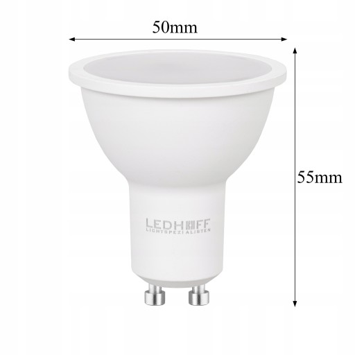 GU10 LED žiarovka TEPLÁ 7W = 60W 630lm 3000K