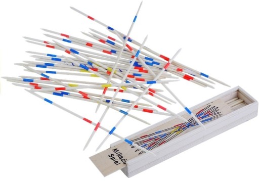 Spoločenská hra s drevenými paličkami Mikado Pieces