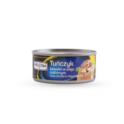 Kúsky tuniaka v rastlinnom oleji 170g Helcom