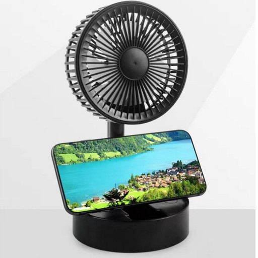 STOLNÝ VENTILÁTOR VENTILÁTOR SKLADACÍ USB PRENOSNÁ DOMÁCA BATÉRIA 3577