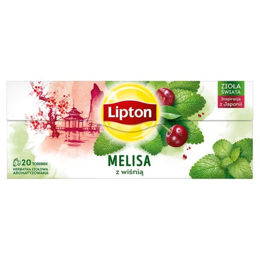 Lipton bylinkový čajový set Herbs of the World Melisa mix 2x20 sáčkov 48g
