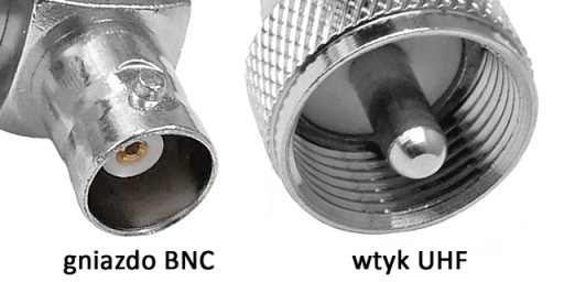 RF anténny adaptér pravý uhol BNC/gn-UHF/UC1/wt 50Ohm