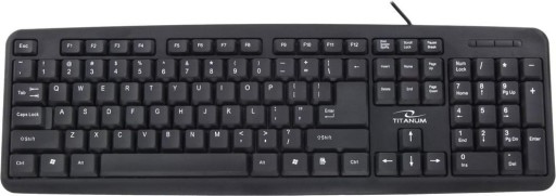 Esperanza TK101 BLACK štandardná USB klávesnica