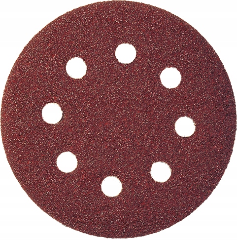 50x BRÚSNE KOTOUČE PAPIER S OTVORMI VELCRO 125mm 40