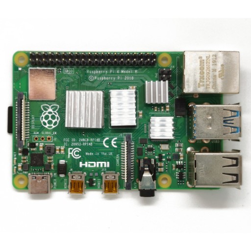 Sada 4 chladičov pre Raspberry Pi 4B so striebornou termopáskou