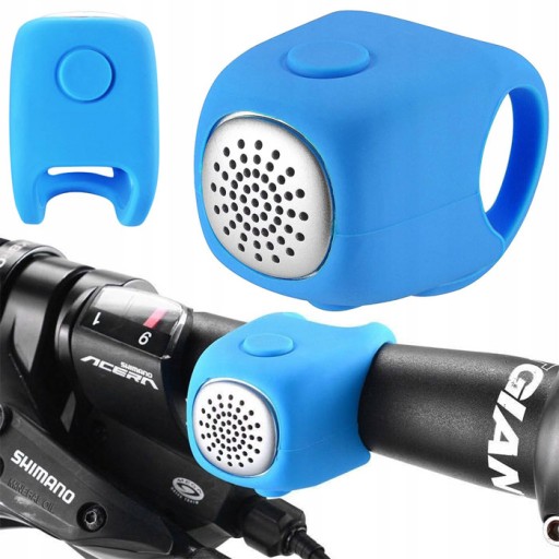 ELEKTRONICKÝ Zvonček na bicykel 120db - 6 zvukov + Vrátane batérií