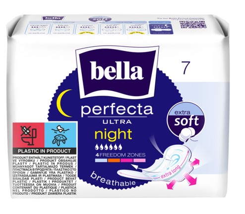 BELLA PERFECTA ULTRA Night Extra jemné hygienické vložky 7