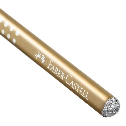 Zlatá ceruzka Sparkle Pearl Faber-Castell B