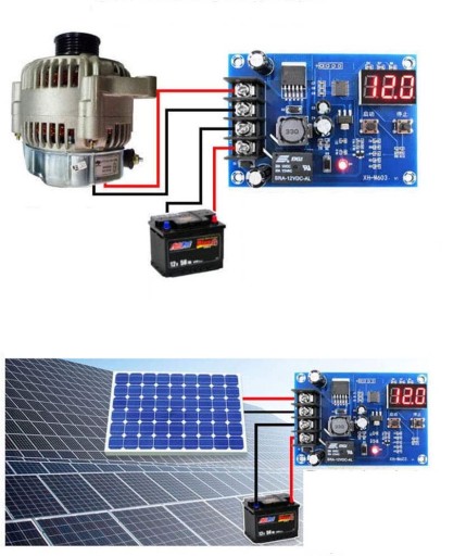 Modul riadenia nabíjania článkov XH-M603, nastaviteľné 12 - 24V