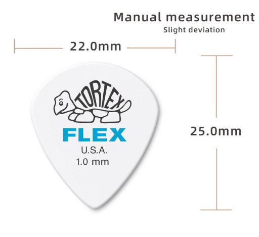 Kocka DUNLOP Tortex Flex Jazz III 1.0