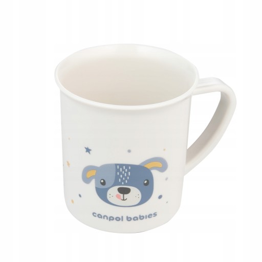 Canpol baby Plastový pohár s uškom pre deti 170 ml ROZTOMNÉ ZVIERATKÁ 12m+