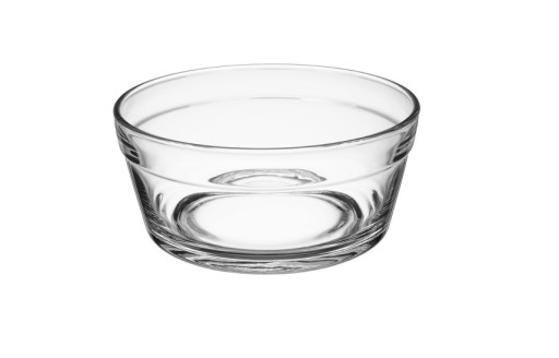 INCA okrúhla sklenená misa na šalát, 14 cm