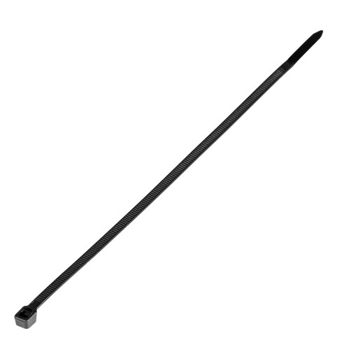 Sťahovacie pásky 2,5 x 100 mm, 100 ks, čierne