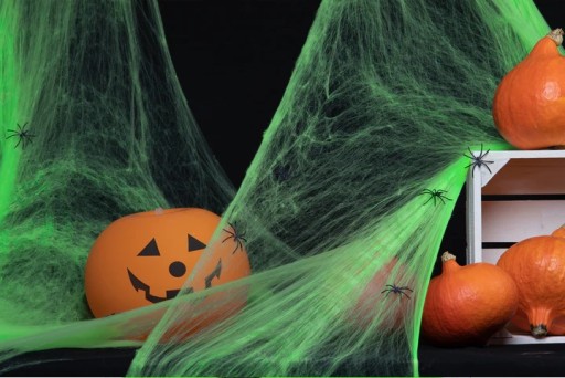 Halloweenske konfety - tekvice, pavučiny, netopiere