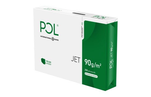 Kopírovací papier Poljet A4, 90g/m2, 250 listov, biely