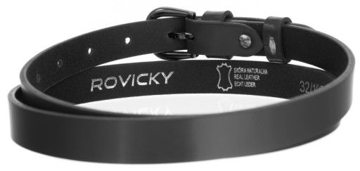 Rovicky štýlový dámsky opasok, prírodná koža