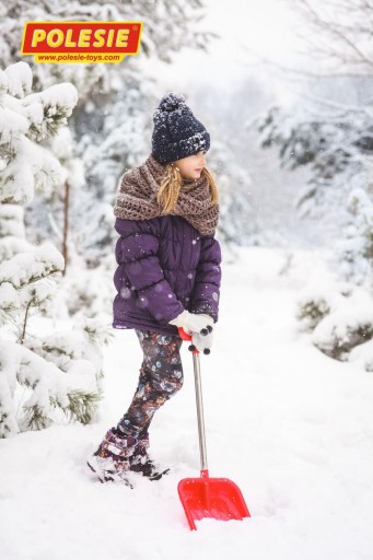 Polesie LARGE pevná hliníková lopatka 71cm lopatka na piesok 39798 Modrá