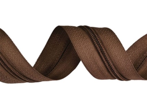 Páska na zips 5 zips Špirála 10m + 10s Šedá