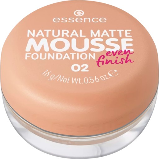 ESSENCE Natural Matte Mousse Foundation make-up na tvár v pene 02 16g
