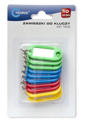 Prívesky na kľúče 10 KS. MIX FARIEB