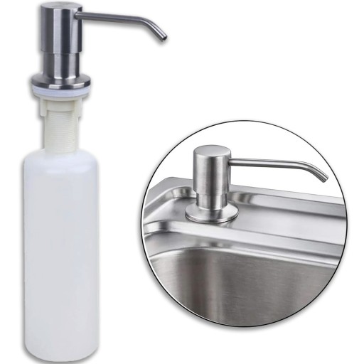 Satis, podpultový ručný dávkovač mydla, 300 ml, chróm