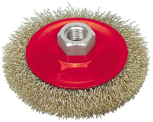 Kotúčová kefa 115mm krimpovaný drôt 06973