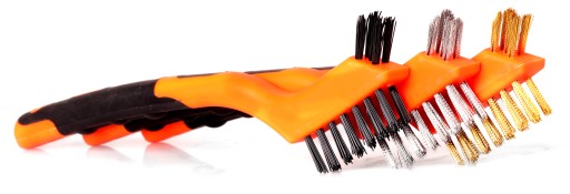 Mosadzné nylonové drôtené kefy 18 cm, 3 KS