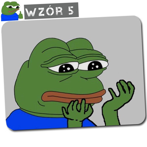 PEPE THE FROG MOUSE PAD SAD FROG MEME