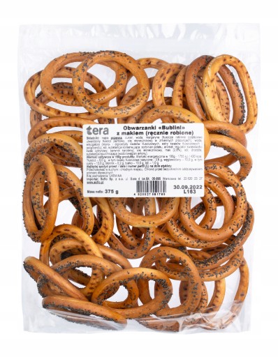 BUBLINI TERRA PRETCEL BAGERY S MAKOVÝMI MAKMI 375G