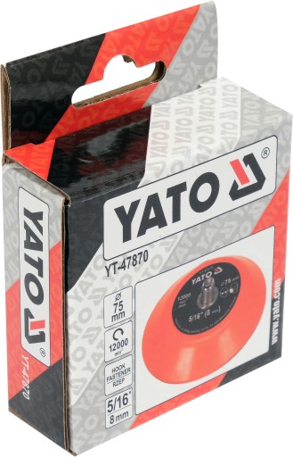 YATO LEŠTIACA TANIEČKA 75MM DISK SO VELCRO, 5/16''