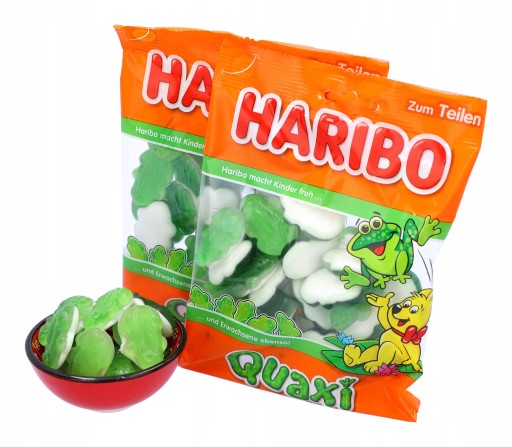 HARIBO Quaxi Żabki Żaby ovocné želé 175g DE