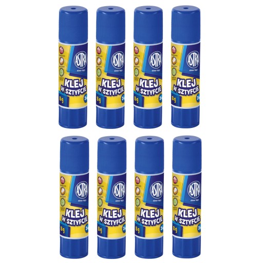 8 x ASTRA ŠKOLSKÉ LEPIDLO 8 g SUPER SILNÉ