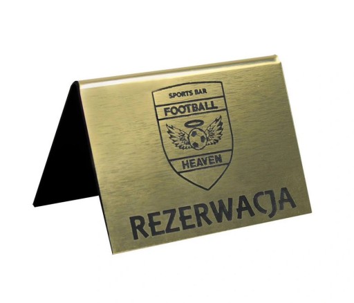 INFORMAČNÁ TABUĽA REZERVÁCIE TABUĽA - GRAVÍROVANIE