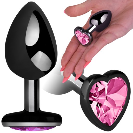 Oceľová anus plug, Slim Size S