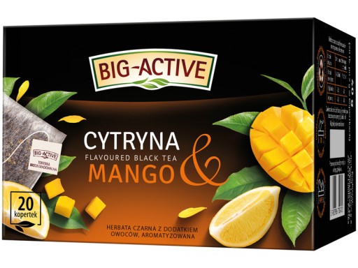 BIG ACTIVE Black 20tb Lemon Mango