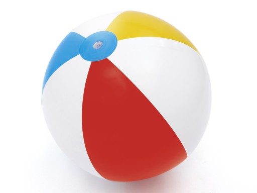 Bestway Nafukovacia farebná pruhovaná lopta pre deti a dospelých 51 cm 31021