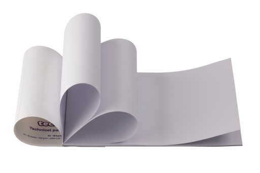 BLOK NA KRESLENIE BIELY A4 90g 50 BIELY XL LIST