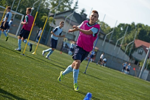 Fialová fixka na futbal, Detská fixka