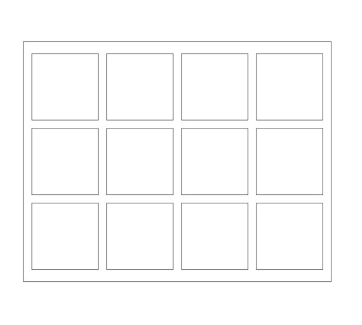25 x 25 mm protišmykové, samolepiace podložky