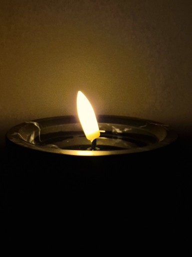 SVIEČKA NA AKUMULÁTOROVÚ SVIEČKU 12,5CM MRAMOROVÝ EFEKT LED CORTINA DEKORATÍVNA SVIEČKA