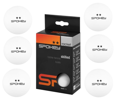 Loptičky na stolný tenis Ping Pong 6 ks.