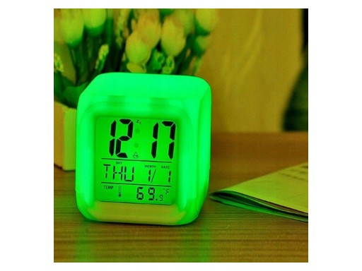 BUDÍK HODINKY TEPLOMER OSVETLENIE CHAMELEON LED