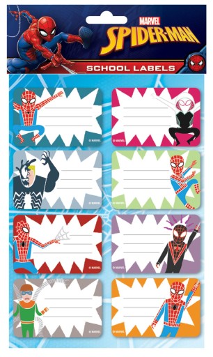 Sada nálepiek Marvel Spider-Man na notebook, 16 ks